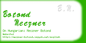 botond meczner business card